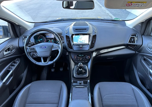 Ford Kuga cena 69999 przebieg: 91000, rok produkcji 2017 z Sośnicowice małe 667